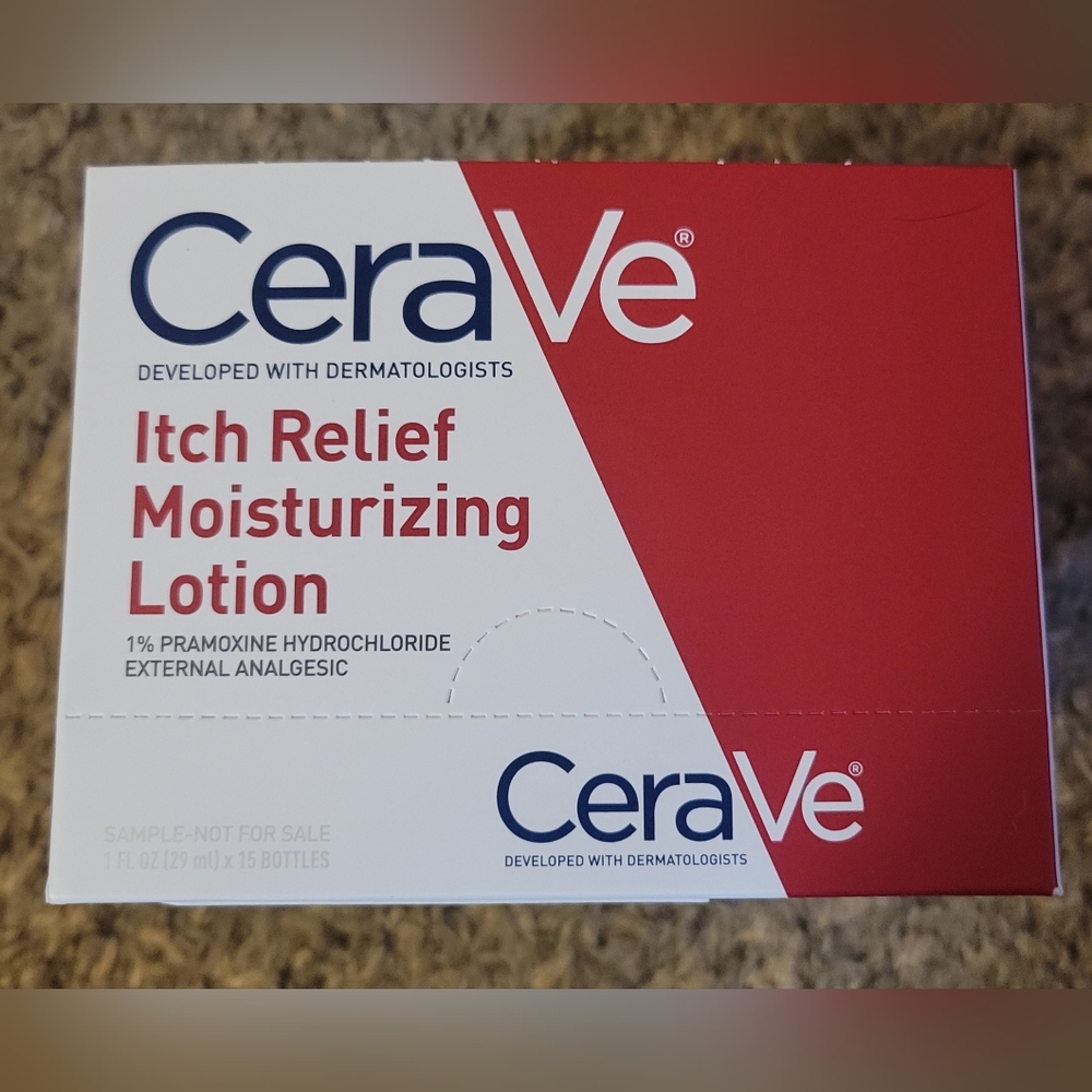 CeraVe Itch Relief Moisturizing Lotion Box of 15